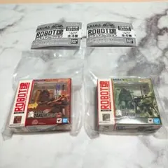 機動戦士ガンダムROBOT魂　ミニチュアコレクション　シャアザク　ザク　2種