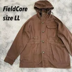 ワークマン FieldCore マウンテンパーカー LL ブラウン 綿100%のサムネイル