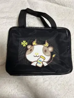 メッシュバッグ　牛のデザイン