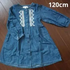 中古　チュニックワンピース　120 3can4on