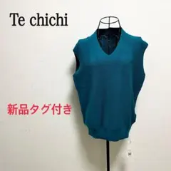 【新品未使用】Te chichi　ガータードルマンニットプルオーバー  F