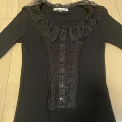 enchantement レース　トップス  リブ　カットソーのサムネイル