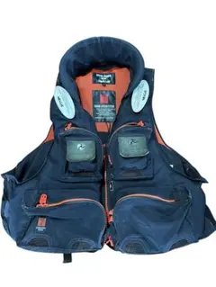 シマノ　ネクサス　Shimano Nexus ライフジャケット　黒とオレンジのサムネイル