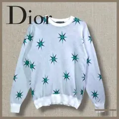 【Christian Dior】星柄コットンニット L 総柄【A258】のサムネイル