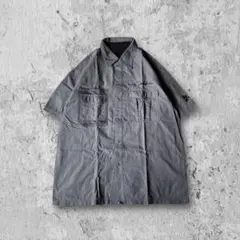 【00s HIPHOP】ホーボーデニムHOBO DNMロゴ刺繍ワークシャツ B系のサムネイル