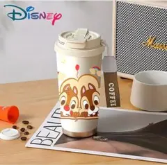 【Disney】チップとデール ・タンブラー 　　　　　　　　　ストロー付き