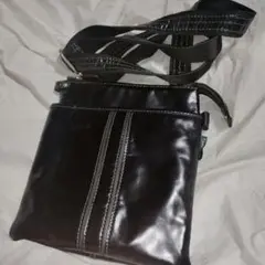 farvis ショルダーバッグ サコッシュ ブラック 黒