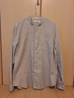 美品HK WORKS LONDON ストライプシャツサイズL長袖 シャツのサムネイル