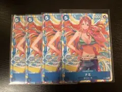 新品未使用 4枚セット ワンピースカードゲーム ナミ　P-112 プロモ