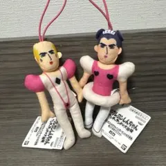 クレヨンしんちゃんヘンダーランドの大冒険 マカオとジョマ マスコット　2体セット