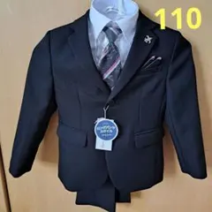 キャット キッズ　フォーマルスーツ　ブラック　110㎝　男の子　4点セット