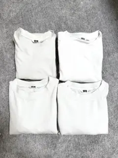 ユニクロ　白T おまとめ4枚セット