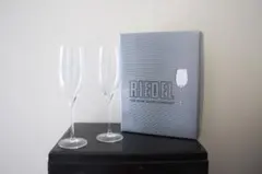 未使用・箱入　リーデル　グレープ@リーデル　シャンパーニュ　ペア