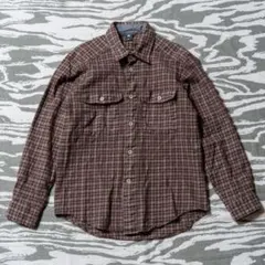 mont-bell モンベル メリノウール トレールシャツ チェックシャツ