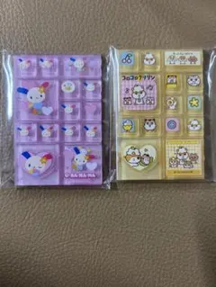 サンリオ　トレーディングミニタイルシール ウサハナ　コロコロクリリン