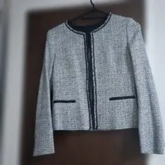 アンタイトル ツイード ノーカラージャケットMセットアップ 卒業式 入学式