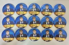 名探偵コナン　30周年記念展 缶バッジ　伊達航　15個まとめ売り