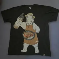 ゴースローキャラバン goslowcaravan　クマTシャツ　ほりにしコラボのサムネイル