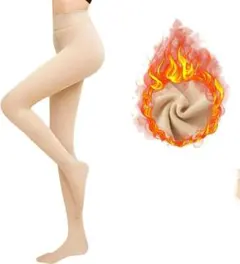 裏起毛タイツ 透け感タイツ 着圧タイツ