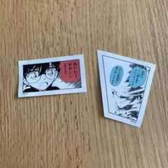 名探偵コナン 怪盗キッド　探偵用ラーメン 怪盗用ラーメン ステッカー セット