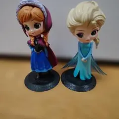 Qposket アナと雪の女王　フィギュア　アナ、エルサ