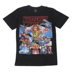 ストレンジャーシングス　メンズTシャツ Lサイズ　tsr0761bl