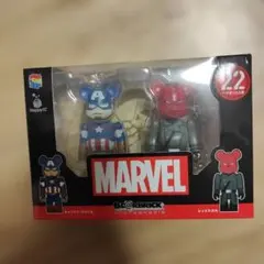 MARVEL ベアブリック ハッピーくじ キャプテン・アメリカ&レッドスカル