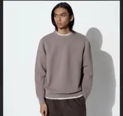 ２枚売り　UNIQLO ウォッシャブルミラノリブクルーネックセーター
