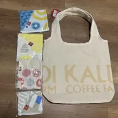 カルディ　干支エコバッグ4枚セットとトートバッグ