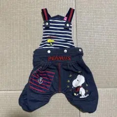 ペットパラダイス　スヌーピー デニムオーバーオール S