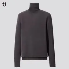 +J JIL SANDER UNIQLO メリノブレンドタートルネックセーター