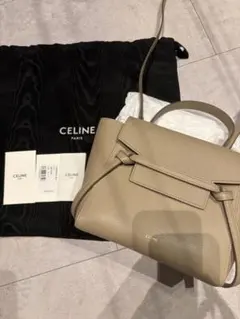 美品⭐︎CELINE ベルトバッグ ナノ 2way ライトトープ レザー 斜めがけ 2025年最新】セリーヌ ベルトバッグ ナノ ライトトープの人気アイテム