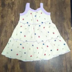 ワンピース 花柄 ノースリーブ 女の子 110cm