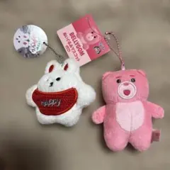 ムキムキうさぎのHAPPYジム　BELLYGOM ぬいぐるみマスコット