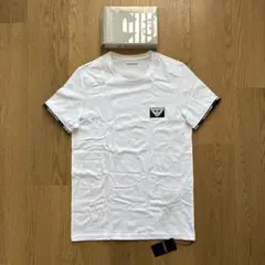 【未使用品】エンポリオアルマーニ イーグルワッペン 半袖 Tシャツ ホワイト S