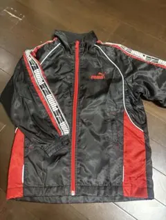 PUMA ジャケット サイズ120 黒/赤 ジャージ サッカー 野球 110のサムネイル