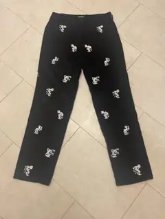 RIPNDIP ネコ刺繍パンツ 32 コーデュロイパンツ　ブラック　未使用