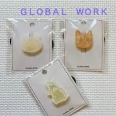 【新品】　グローバルワーク　ヘアゴム　３点セット　まとめ売り　レディース　ネコ