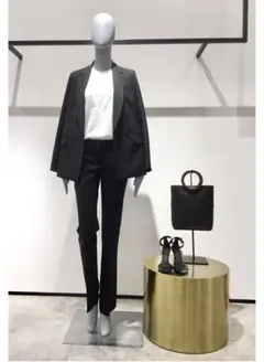 美品　Theory センタープレスパンツ　スラックス　00