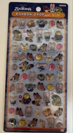 「国内正規品」ボンボンドロップシールミニ　ズートピア