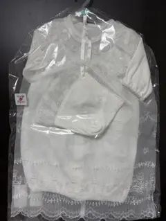 【新品未使用未開封】赤ちゃん本舗 セレモニードレスオール 3点セット くまレース