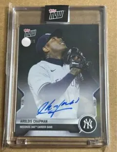 アロルディス チャップマン topps now 直筆サインカード 1/25 - メルカリ