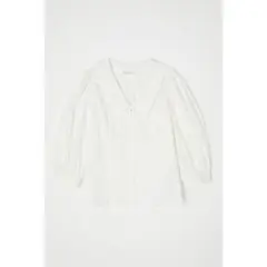 moussy BIG COLLAR BLOUSE 白