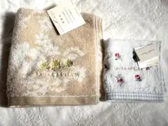 【新品】LAURA ASHLEY ローラアシュレイ ハンドタオル&タオルハンカチ