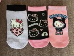 ⑧キティ　サンリオ　キャラクター　15〜20cm 靴下　ソックス　お得　キッズ