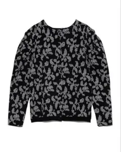 CELFORD 花柄ジャガードカーディガン