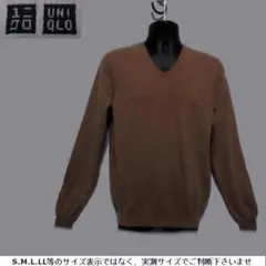 m21529★ユニクロ★カシミア100％メンズセーター
