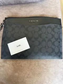 COACH ブラック クラッチバッグ