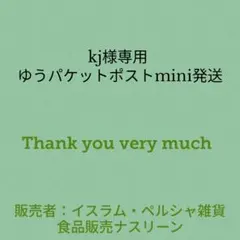 kj様専用 ゆうパケットポストmini発送
