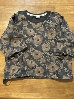 【80サイズ】バースデイ&mignon アンドミニョン 花柄トレーナー 長袖